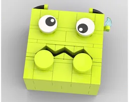Scared 2x2 brick