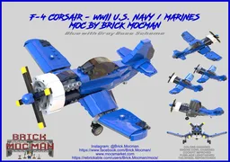 Set #31094 Alt Build - F4U Corsair - Blue/Grey