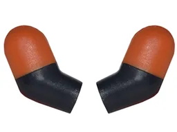 Arm, (Matching Left and Right) Pair with Molded Dark Orange Short Sleeves Pattern / Black