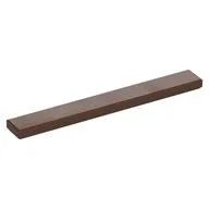 Tile 1 x 8 with Groove / Brown