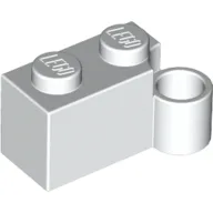 Hinge Brick 1 x 4 [Lower] / White