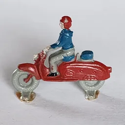 HO Scale Scooter, Touring / HO Medium Red