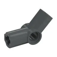 Technic Axle and Pin Connector Angled #4 - 135° / Dark Bluish Gray
