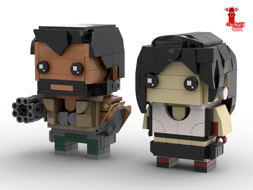 Lego Barret & Tifa - Final Fantasy VII Brickheadz