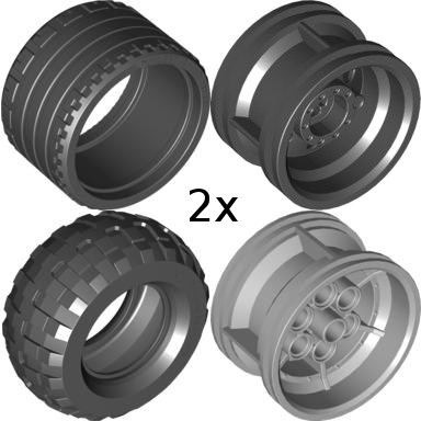 Lego Assorted Tire Pack