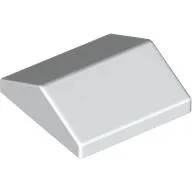 Brick Sloped 33° 2 x 2 Double / White