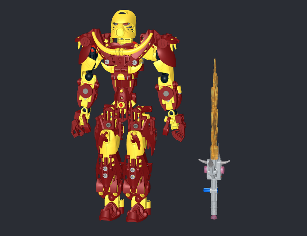 Lego Jaller, Stalwart Toa of Fire