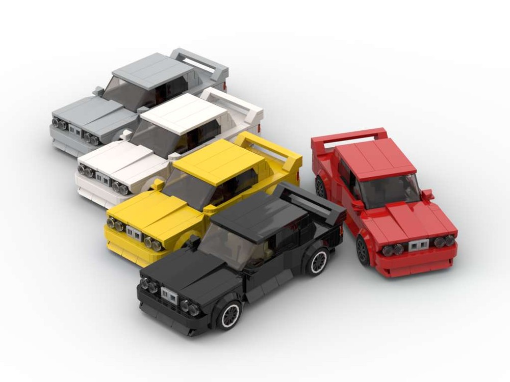 Lego Bimmer M3 - Set of Five Colors