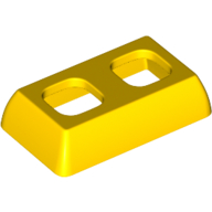 Lego Minifig Hipwear Skirt Short, Angular / Yellow