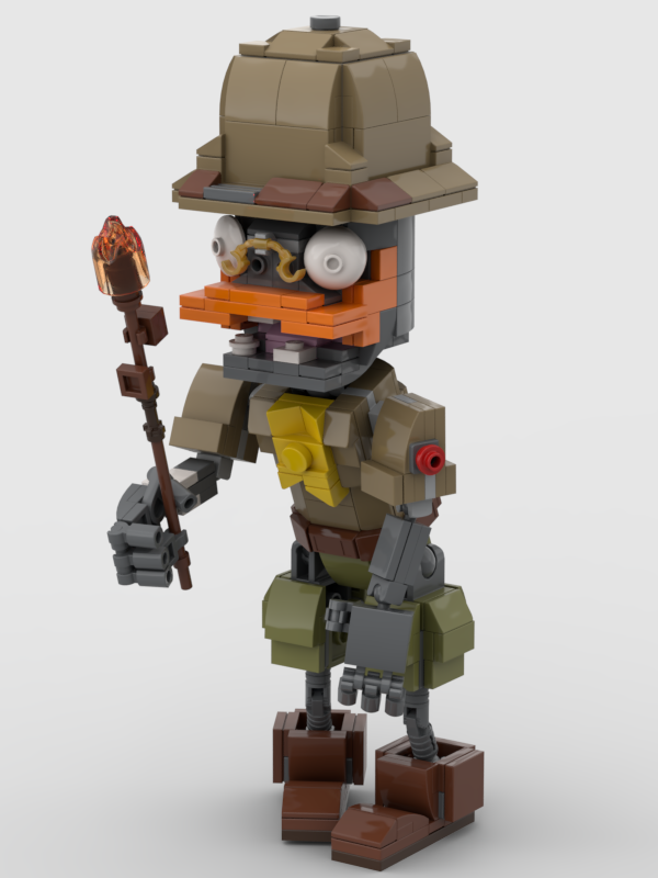 Lego PVZ 2 Explorer zombie
