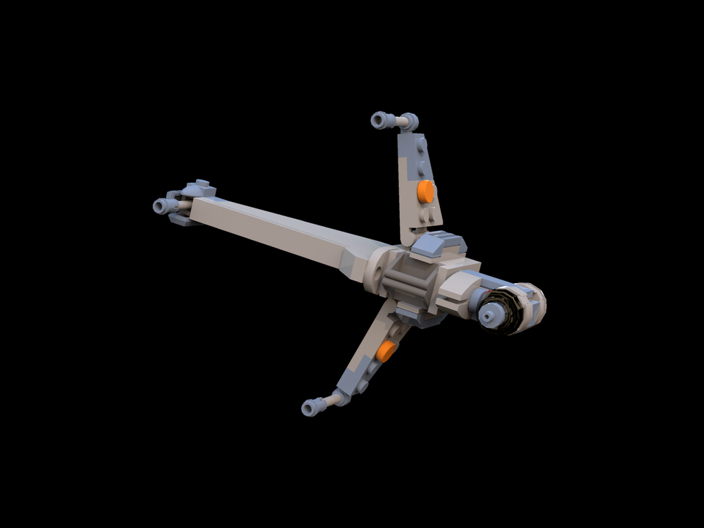 Lego Miniscale Star Wars B-wing Starfighter
