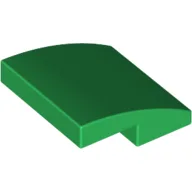 Brick Curved 2 x 2 x 2/3 / Green