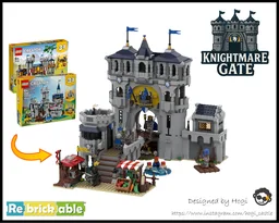 Knightmare Gate (31168 + 31120 Alternate build)