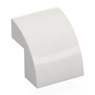 Brick Curved 2 x 2 x 1 2/3 / White