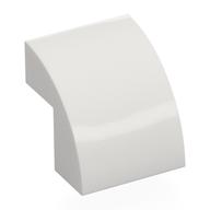 Lego Brick Curved 2 x 2 x 1 2/3 / White