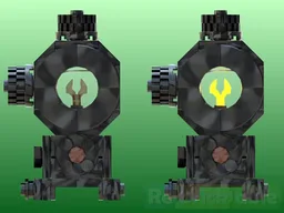 Working illuminated brick gunsight