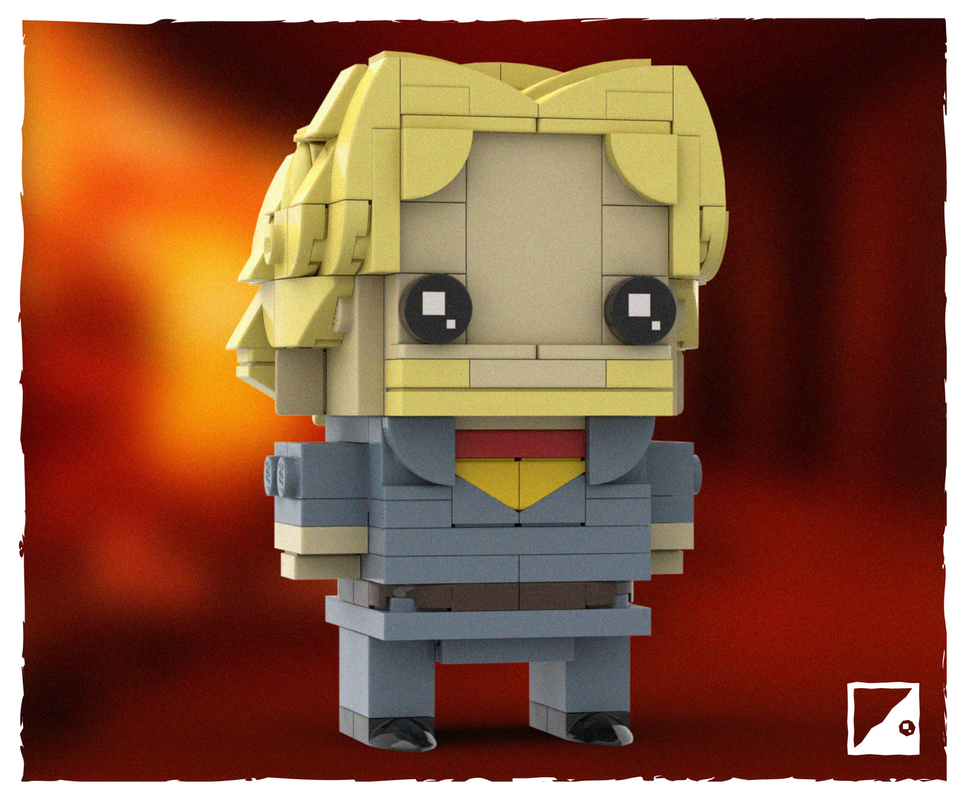 Lego Mouthwashing LEGO Brickheadz MOC ~ Captain Curly
