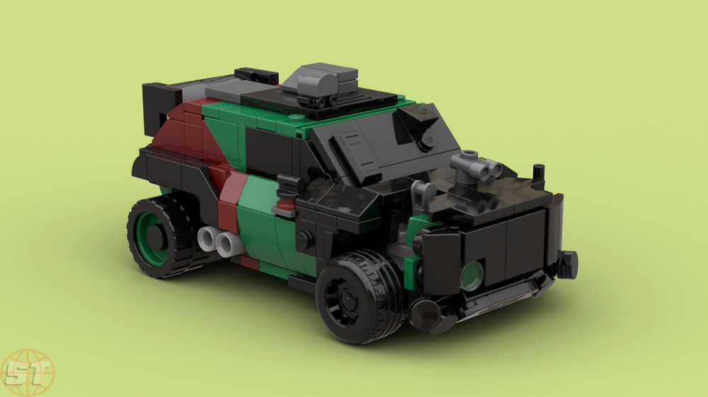 Lego Cyberpunk 2077 - Thorton Galena "Gecko"