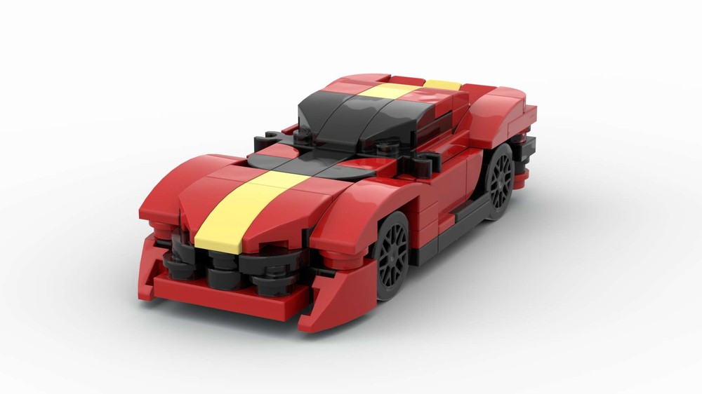 Lego Five stud wide Ferrari 812 Competizione Speed Champions (Polybag size)