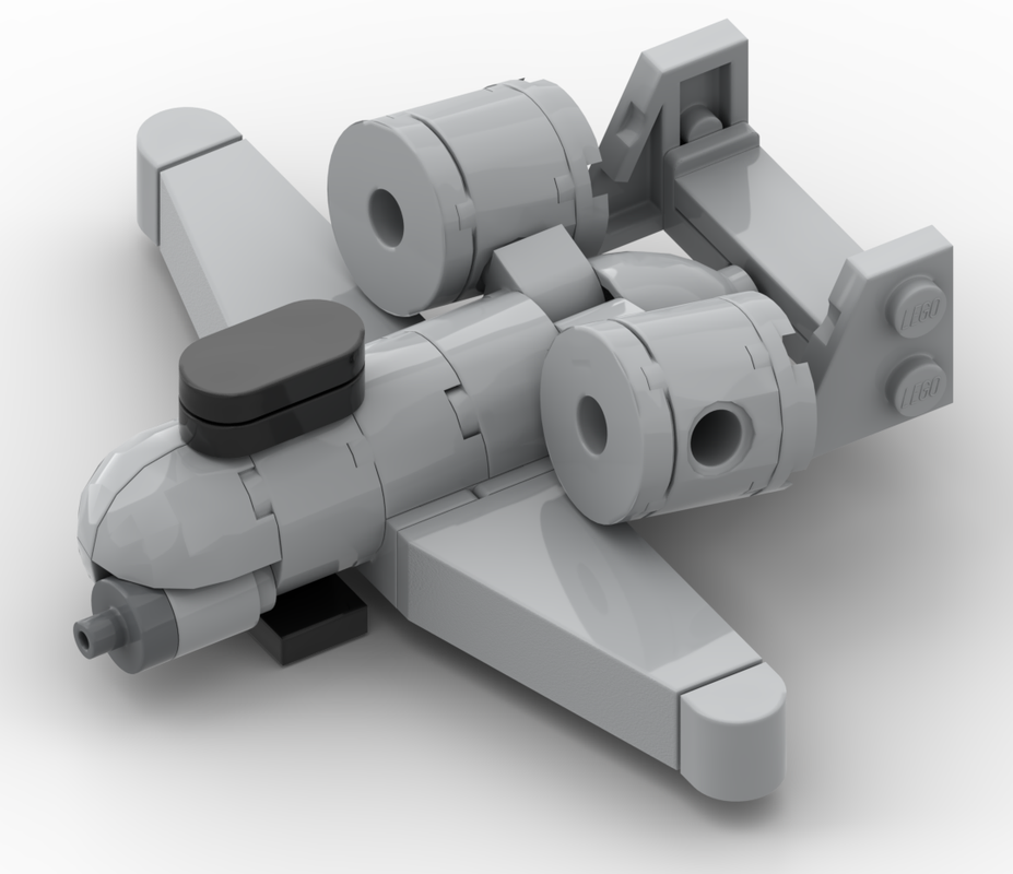 Lego Chibi A-10 Warthog