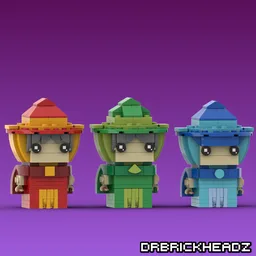 Flora, Fauna and Merryweather (Sleeping Beauty) Brickheadz