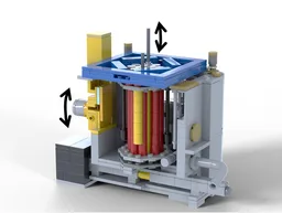 Nuclear Reactor CROCUS – Reactor Model (Control Room Available Separately)