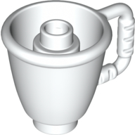 Lego Duplo Cone / Ice Cup / White