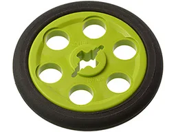 Technic Wedge Belt Wheel (Pulley) with Black Technic Wedge Belt Wheel Tire (4185 / 2815) / Lime