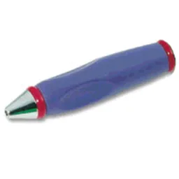 Pen Body, with Chrome Tip, Red Ends / Dark Purple