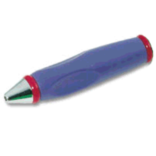 Lego Pen Body, with Chrome Tip, Red Ends / Dark Purple