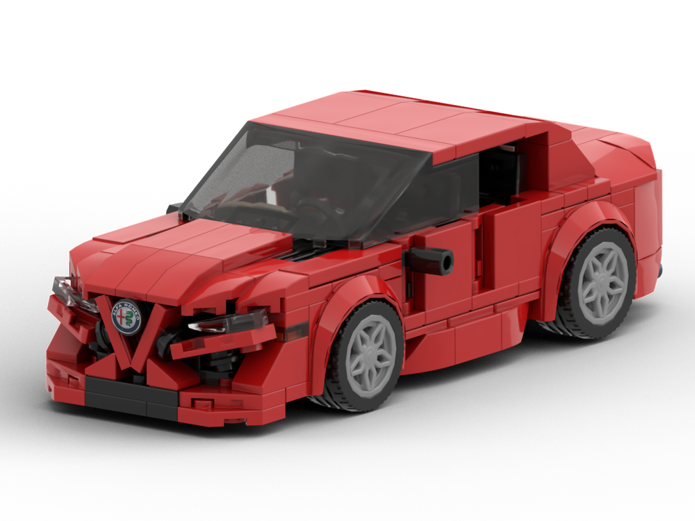 Lego Alfa Romeo Giulia Quadrifoglio Stud8