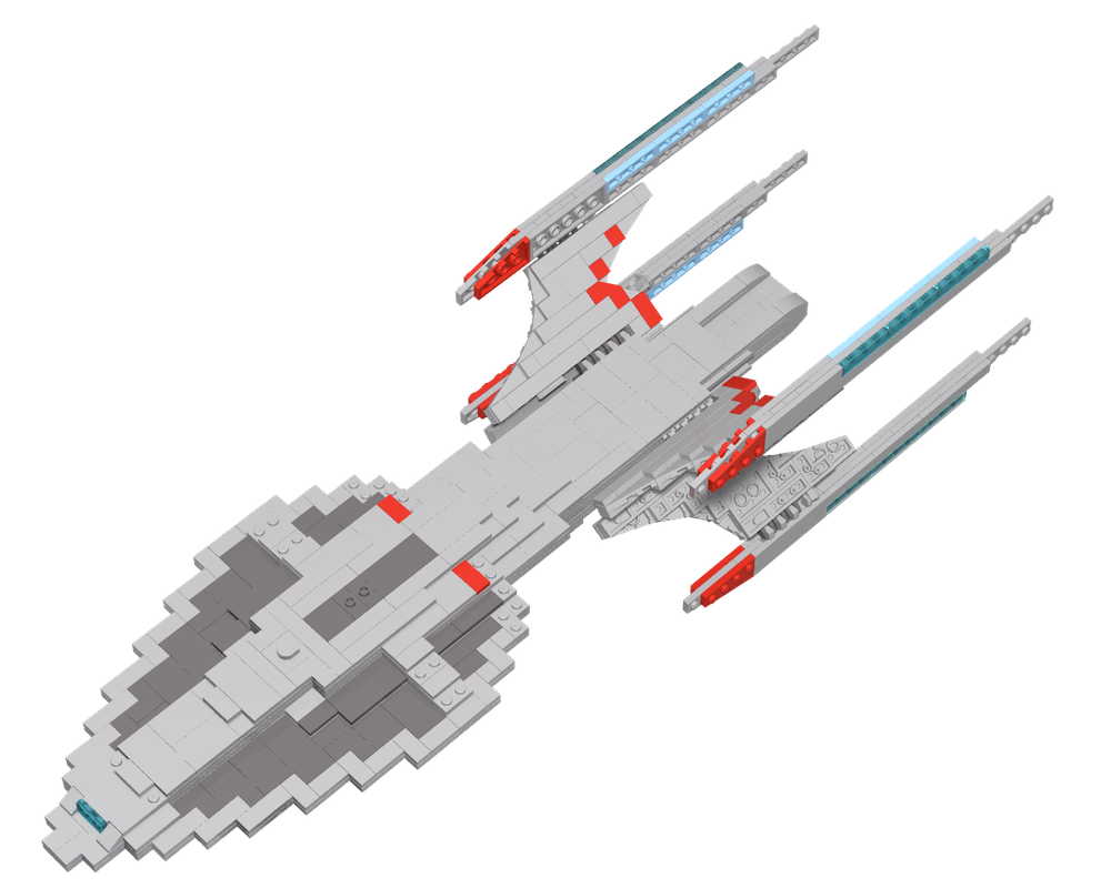 Lego 1:2160 scale USS theurgy