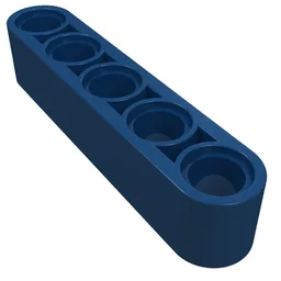 Technic Beam 1 x 5 Thick / Dark Blue