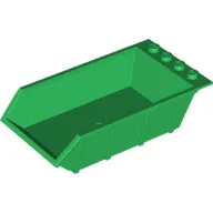Tipper Bed 4 x 6, Solid Studs / Green