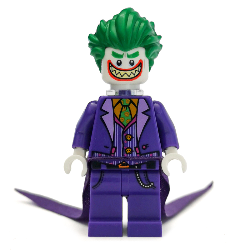 Lego The Joker with Long Coattails with Neck Bracket