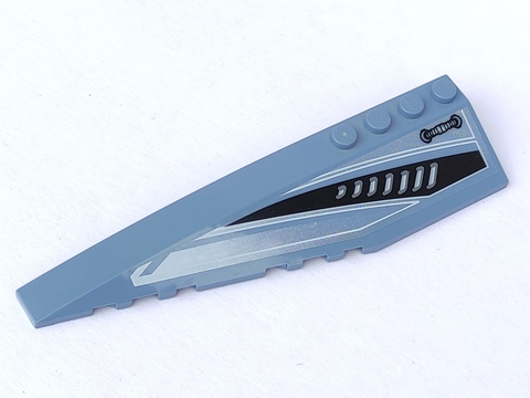 Lego Wedge 12 x 3 Left with Alpha Team Arctic Side-Only Long Grille Pattern (Sticker) - Set 4770