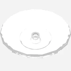 Dish 5 x 5 / Trans-Clear