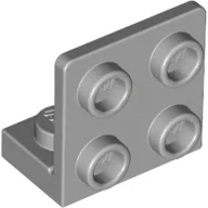 Bracket 1 x 2 - 2 x 2 Inverted / Light Bluish Gray