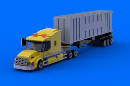 shipping container trailer w/ set 3221