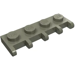 Hinge Vehicle Roof Holder 1 x 4 / Dark Gray