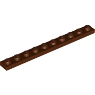 Plate 1 x 10 / Reddish Brown
