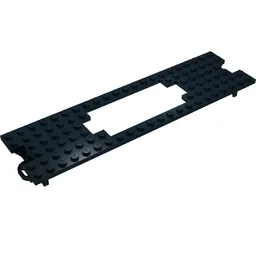 Vehicle Base, Train 6 x 22 Type 1 Motor Opening / Black