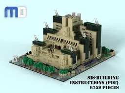 SIS-Building (Vauxhall Cross / MI6) MOC
