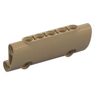 Lego Technic Panel Curved 7 x 3 with 2 Pin Holes through Panel Surface / Dark Tan