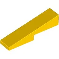 Brick Sloped 1 x 4 with 1 x 2 Cutout / Yellow