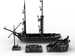 Black Pearl MOC : 1 set of 4184 + around 420 additinal bricks!
