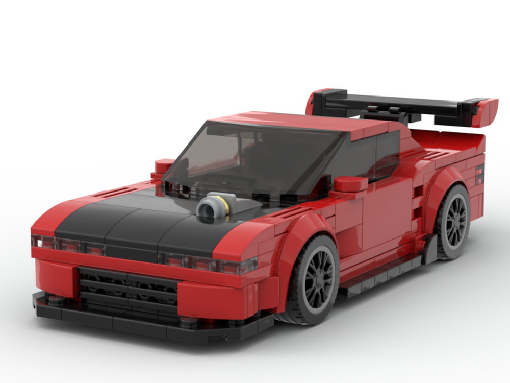 Lego 1993 Nissan Silvia S13 240SX Time Attack Custom RB26DETT Swapped