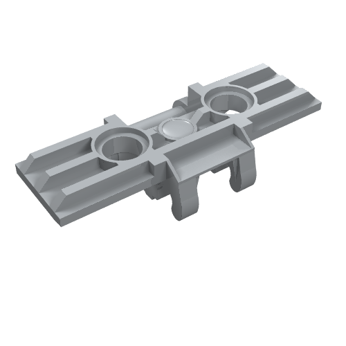 Lego Technic Link Tread Wide with Two Pin Holes, Reinforced / Light Bluish Gray
