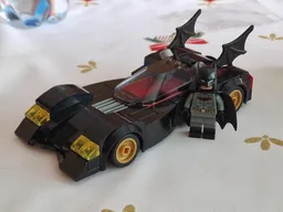 6864 Inspired Batmobile Minifig Scale