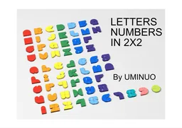 Letters & Numbers in 2x2